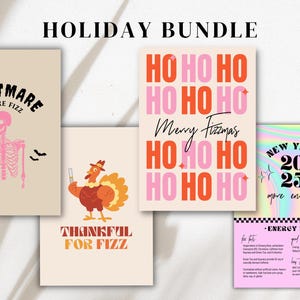 新登場 - 4 パック Arbonne ホリデー カード バンドル | ハロウィン、感謝祭、クリスマス、2025 年新年 | Arbonne サンプル カード | デジタル ダウンロードのみ