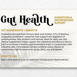 Arbonne GutHealth-voorbeeldkaart | Digitaal bestand van 4 x 6 inch | ALLEEN digitale download | Downloaden en afdrukken 