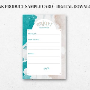 Blanco generieke voorbeeldkaart | Digitaal bestand van 4 x 6 inch | ALLEEN digitale download | Downloaden en afdrukken 