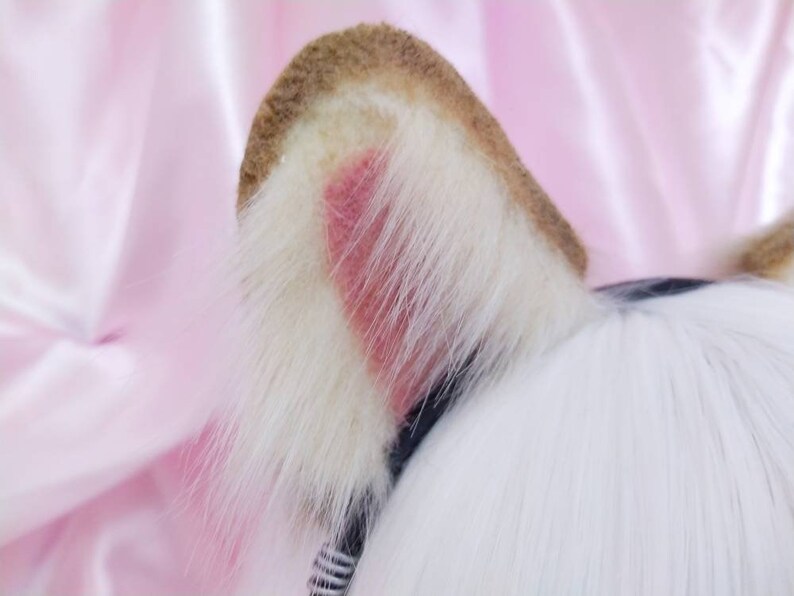 Beige regular lion ears kawaii fashion cosplay costume alternative grunge harajuku Neko kitten fairy kei cute pastel