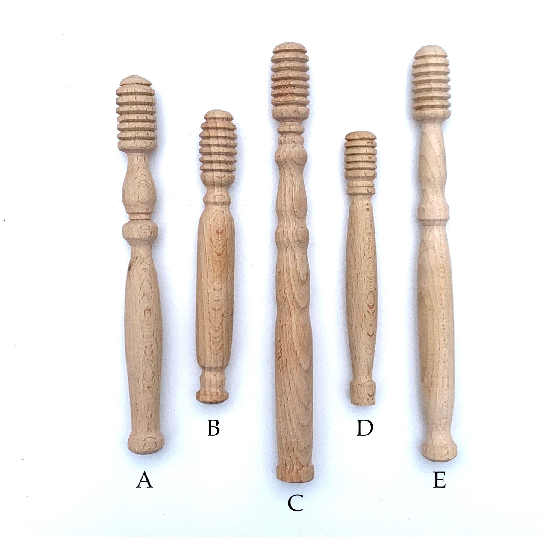 Hand Carved Honey Dipper Pine Etsy