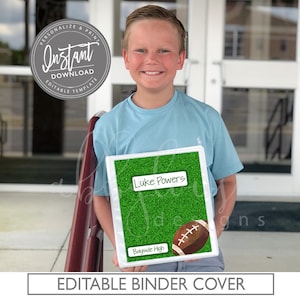 Football Binder - Etsy