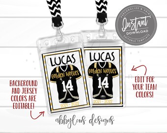 EDITABLE Hockey Luggage Bag Tags, Printable Backpack Tags, Personalized Backpack Tags, Personalized Name Luggage Tags, INSTANT ACCESS