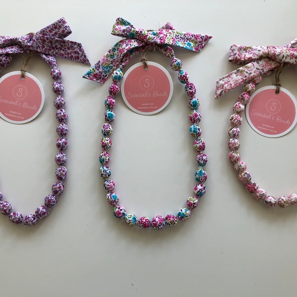 Bohemian Fabric Necklaces
