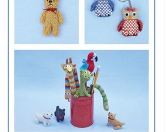 knitting pattern, Knits and Pieces KP26 Miniature Gifts. Keepsakes. knitting pattern, gifts