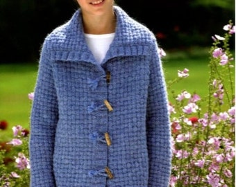 Knitting pattern new, Stylecraft DK 8798,  jacket,  child to teens, knitting pattern