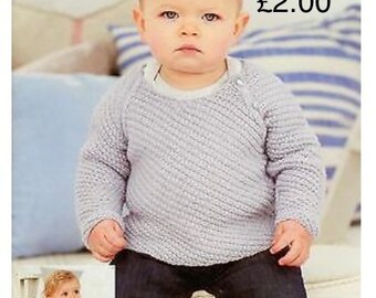 Knitting pattern, Stylecraft DK 9176, jumper, top, baby, knitting