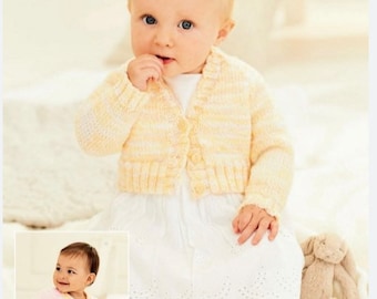 Knitting patterns new, Stylecraft DK 9899, Easy knit cardigan pattern