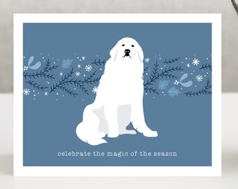 Great Pyrenees Greeting Card, blank notecard, With Envelope, Greeting Card Dog, Funny Dog Card, Gift For Dog Lover, for dog people