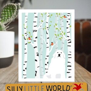 Great Pyrenees Greeting Card, blank notecard, With Envelope, Greeting Card Dog, Funny Dog Card, Gift For Dog Lover, for dog people