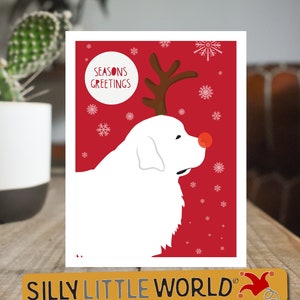 Great Pyrenees Greeting Card, blank notecard, With Envelope, Greeting Card Dog, Funny Dog Card, Gift For Dog Lover, for dog people