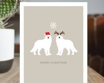 Great Pyrenees Greeting Card, blank notecard, With Envelope, Greeting Card Dog, Funny Dog Card, Gift For Dog Lover, for dog people