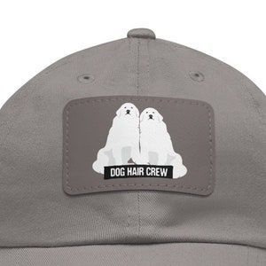 Great Pyrenees &quot;Dog Hair Crew&quot; Dog Lover Baseball Cap - Funny Canine Themed Hat Gift for Pet Owners