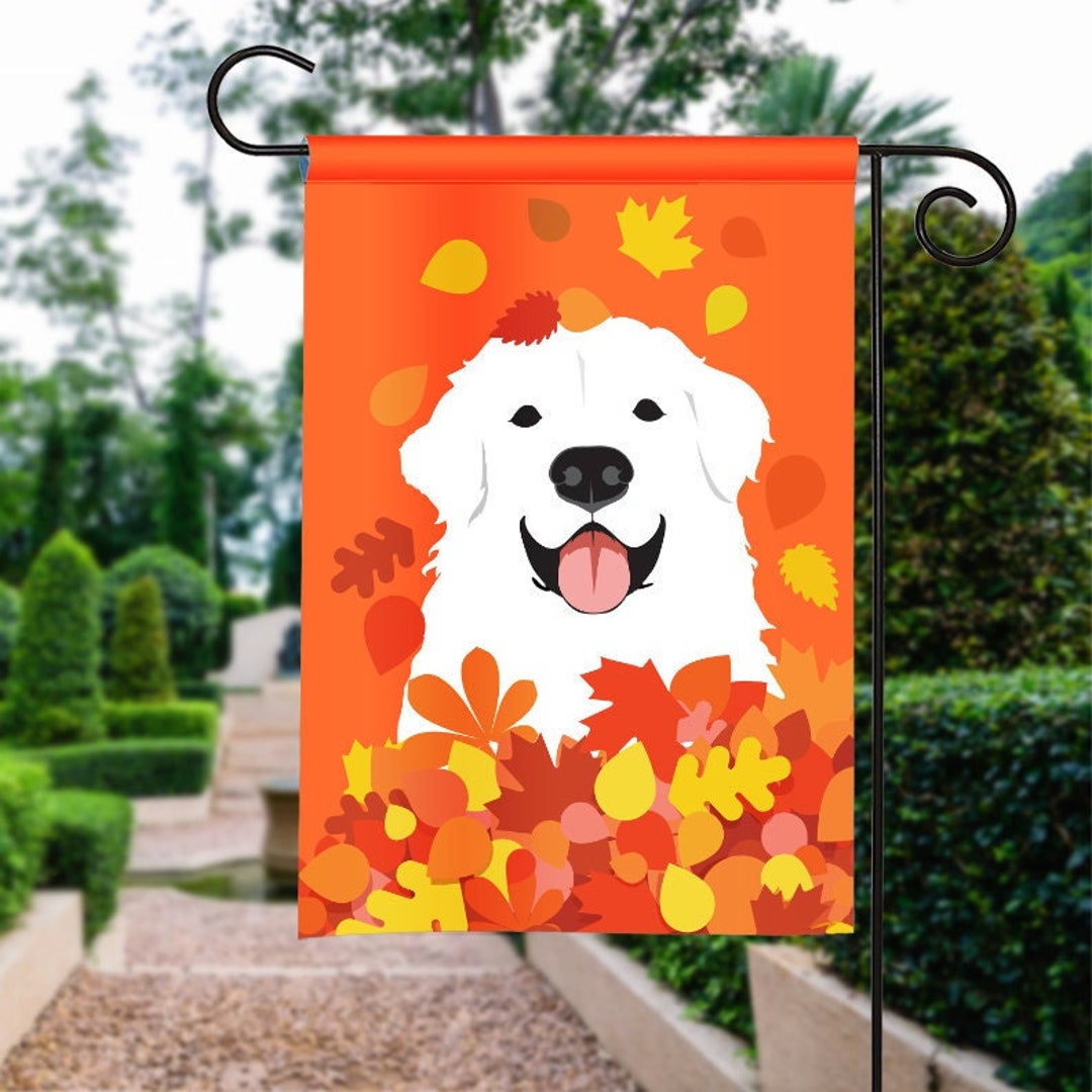 Great Pyrenees Flag Dog Yard Flag Dog Breed Garden Flag Dog Etsy