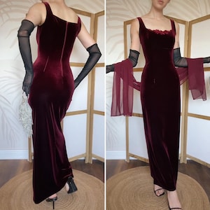 strapless open back dress Lucille Red Asymmetric Bardot Midi Dress With Bow Detail – Club L London main image 1