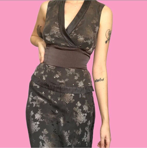 Beautiful monsoon floral print top/maxi skirt SET