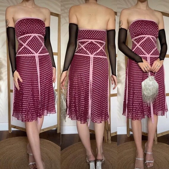 Robe Maria Grachvogel En Soie – Taille 38, Coupe Près Du Corps, Manches Longues, Occasion TB État