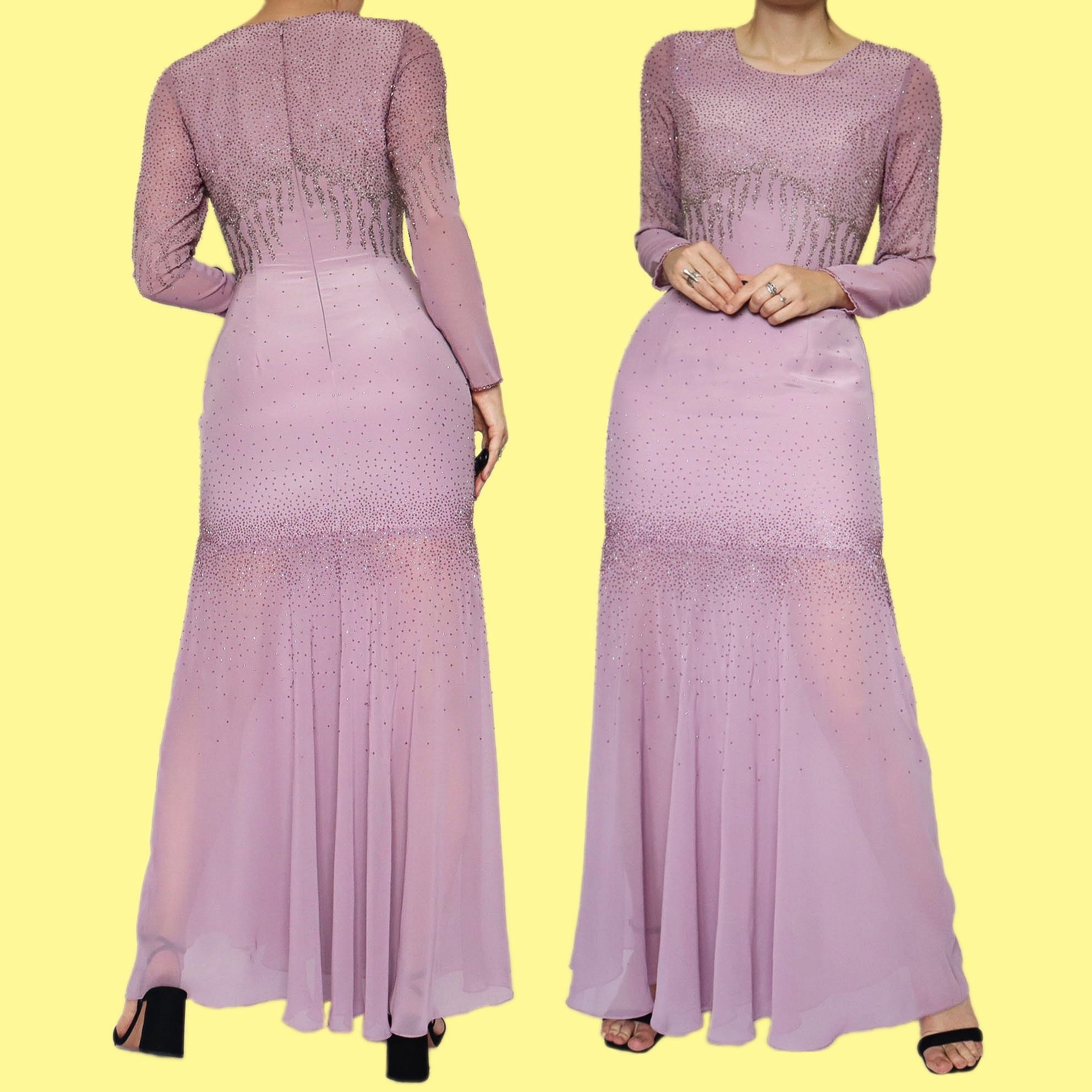 Lilac Evening Dress - Etsy Canada