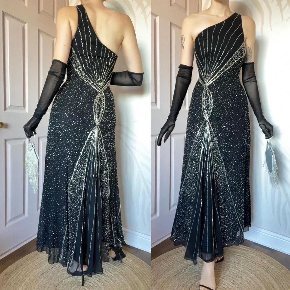 90's formal blondie nites dress by linda bernell Lost In This Moment White Maxi Dress main image 1