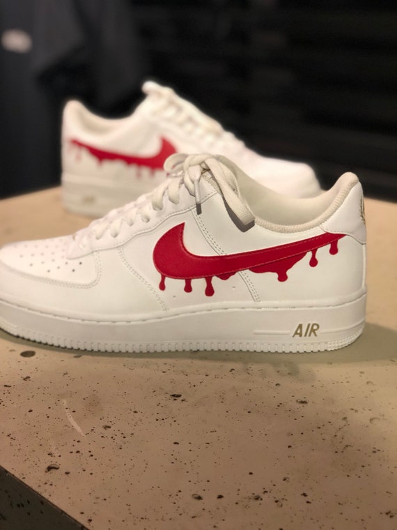 nike air force 1 blood drip