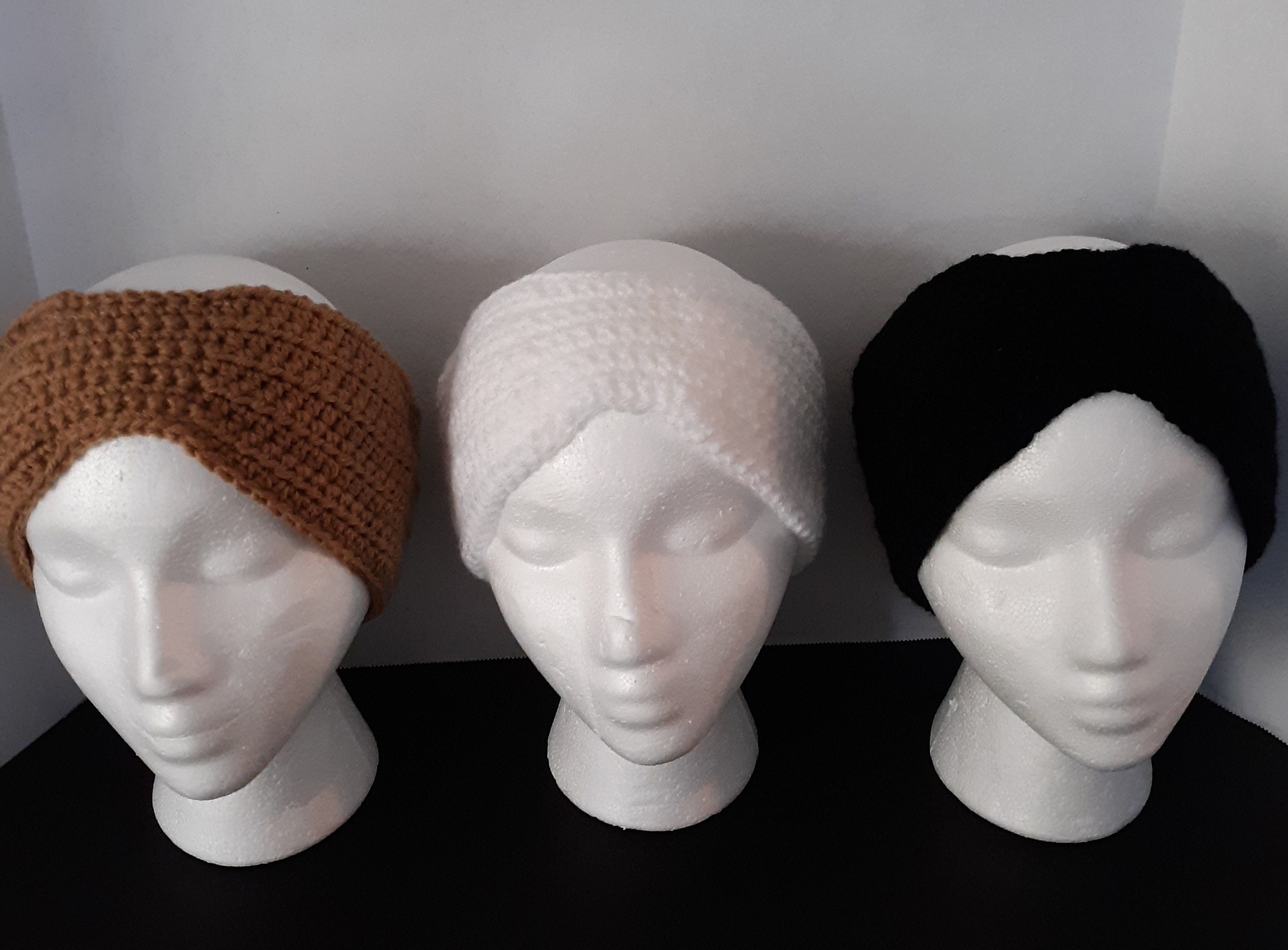 Set of 3 Crocheted Headband Ear Warmers Keep Ears Warm in Etsy