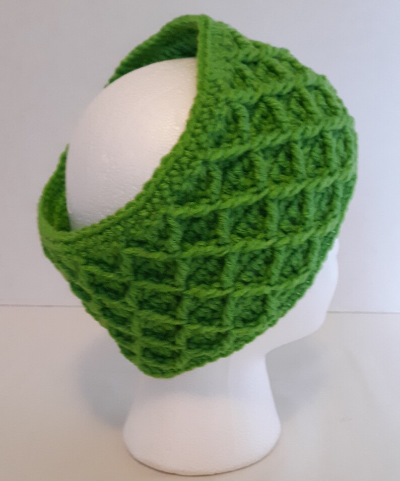 Christmas Gift Idea Handmade Winter Hat Size Medium Crocheted Headband Ear Warmer Stocking Stuffer Keep Ears Warm in Cold Weather