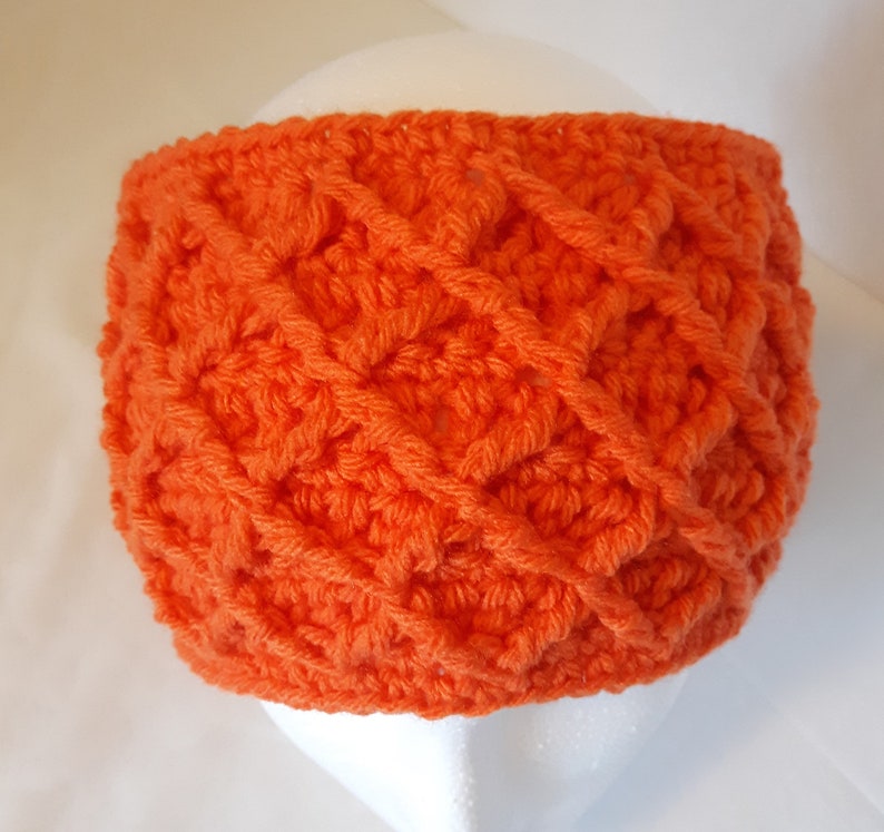 Christmas Gift Idea Handmade Winter Hat Size Medium Crocheted Headband Ear Warmer Stocking Stuffer Keep Ears Warm in Cold Weather