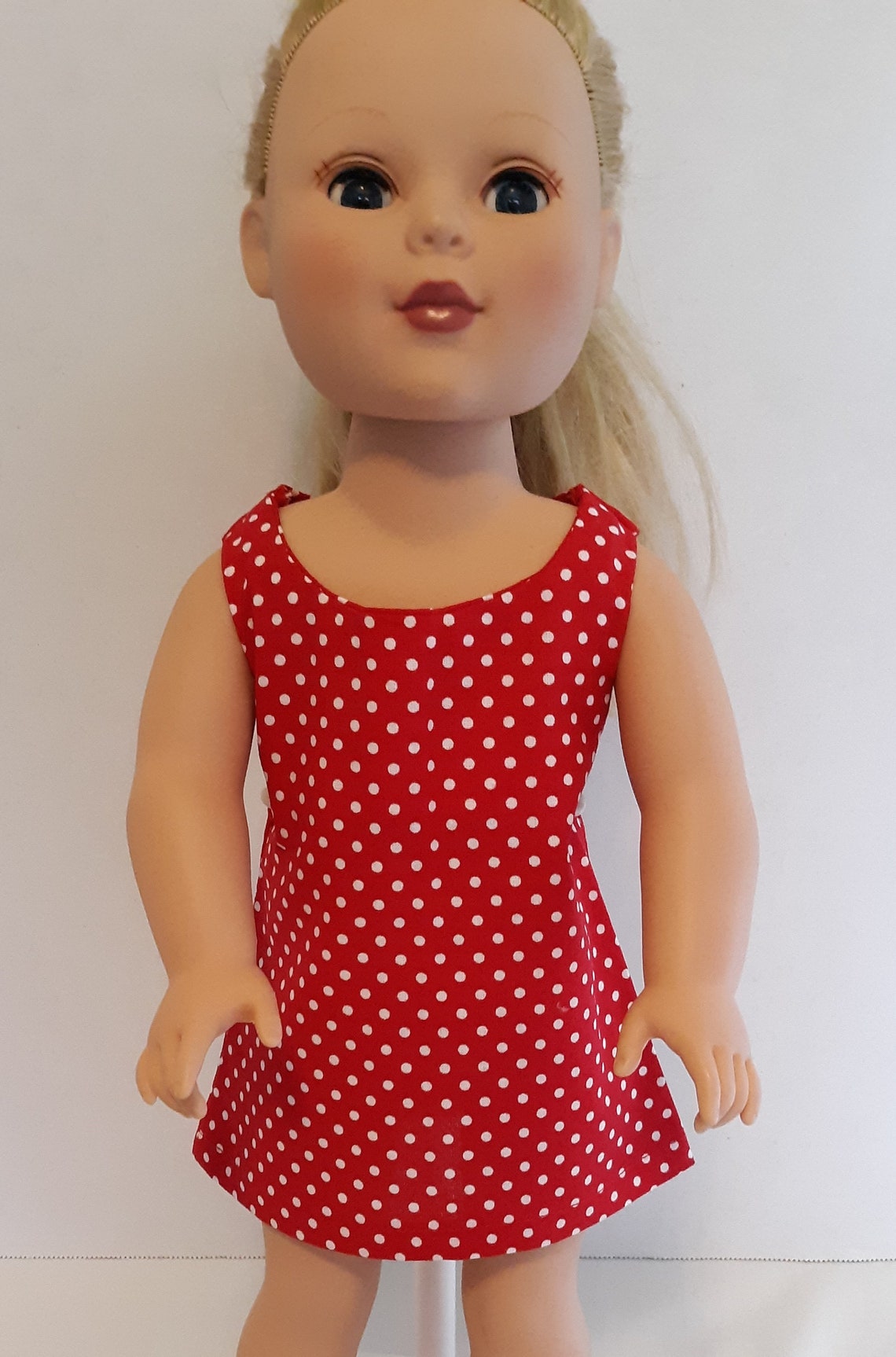 Red Handmade Doll Clothing Includes 3 Items to Create an Etsy