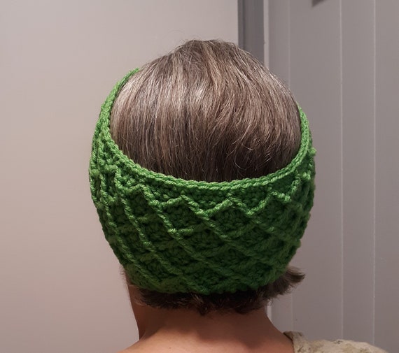 Christmas Gift Idea Handmade Winter Hat Size Medium Crocheted Headband Ear Warmer Stocking Stuffer Keep Ears Warm in Cold Weather