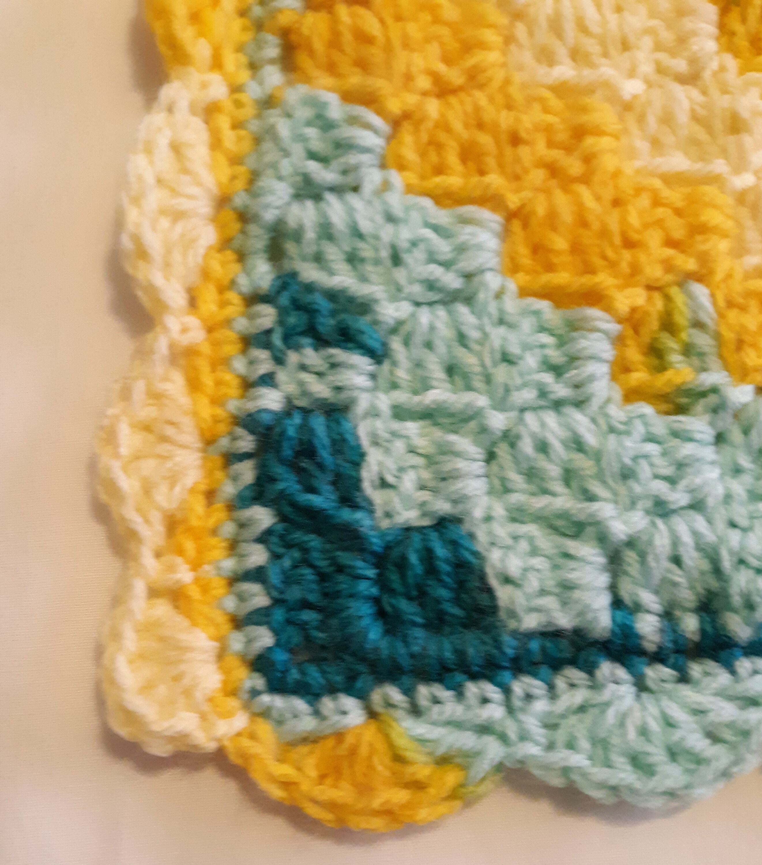 Gender Neutral Crocheted Baby Blanket Colorful Addition for | Etsy