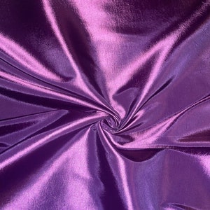 1 meter two tone dark purple smooth plain taffeta wedding dresses curtain and corsets fabric 58” wide