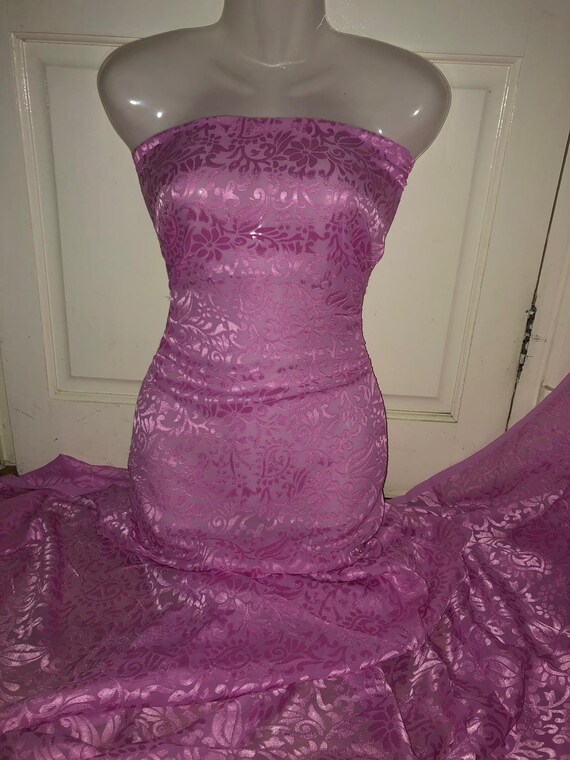 1 mtr lilac chiffon dress fabric...45” wide 114cm