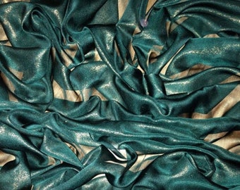 画材 Green gold chiffon 画材 Green gold chiffon Emerald Green With Gold Metallic