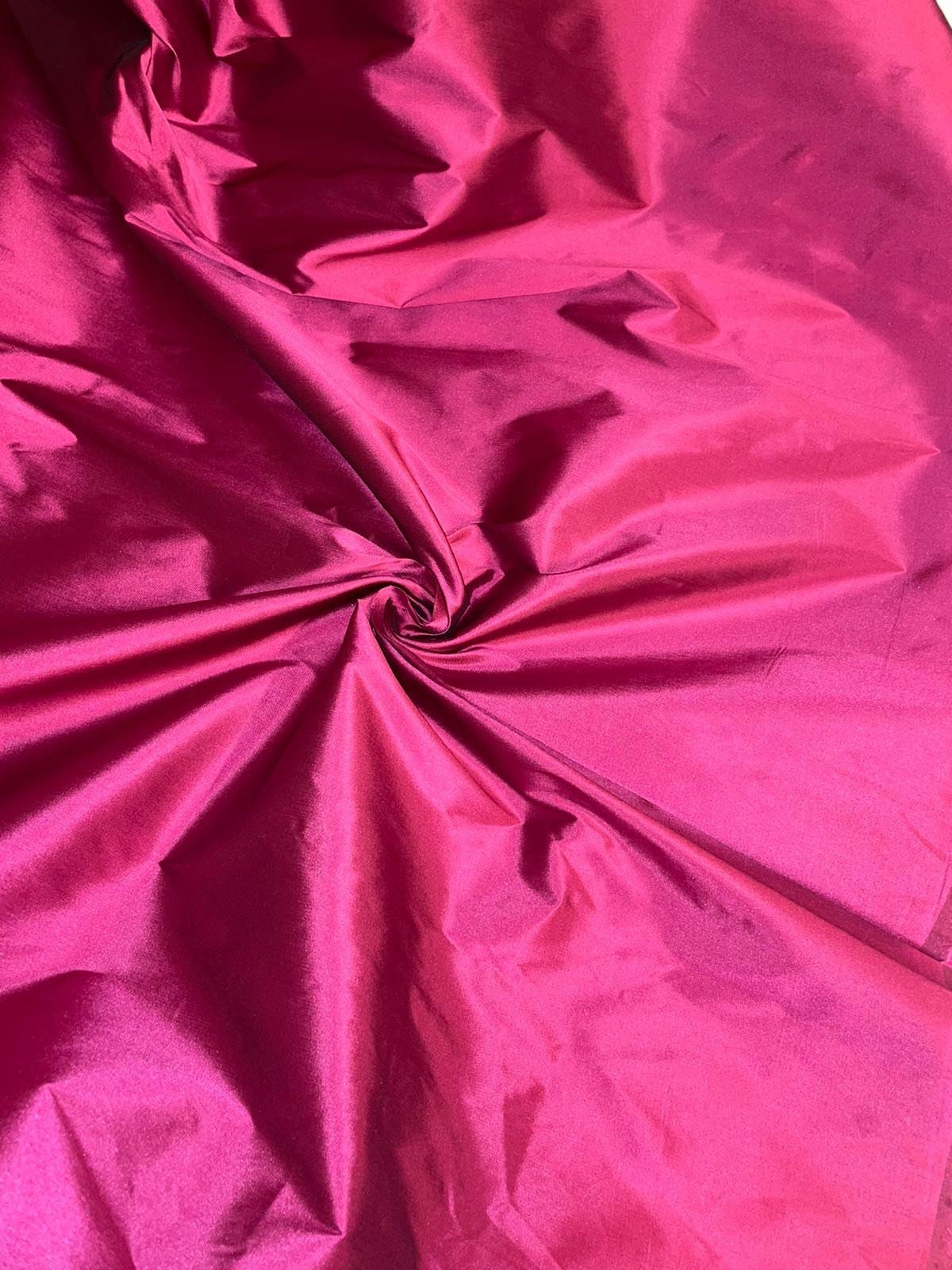 1 Meter Fuscia Pink Taffeta Bridal Fabric 58 Wide - Etsy UK
