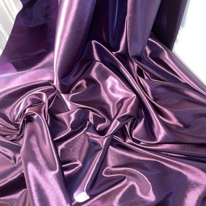 1 meter two tone purple premium crisp feel taffeta bridal fabric 58” wide