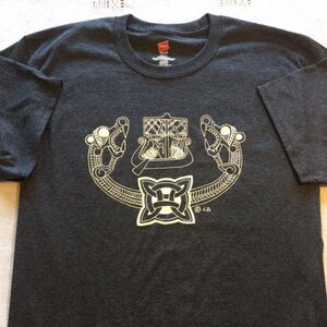 T-shirt with Vikings in a boat