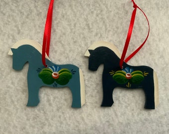 Fjordhorse Ornament - Hand-painted, choice of one
