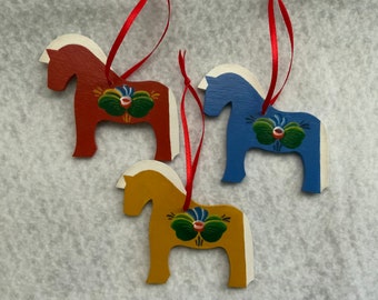 Norwegian Fjordhorse Ornament - choice of one