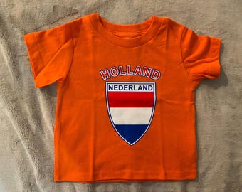 Camiseta infantil holandesa - "Escudo holandés"
