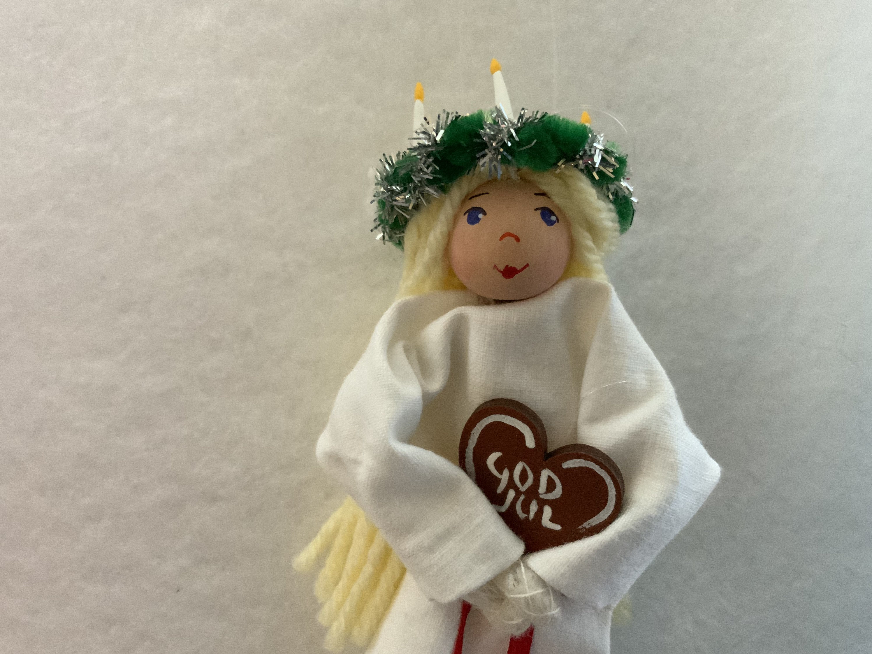 Lucia With Gingerbread Cookie - Etsy