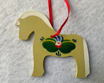 Adorno de caballo fiordo noruego - Verde lima