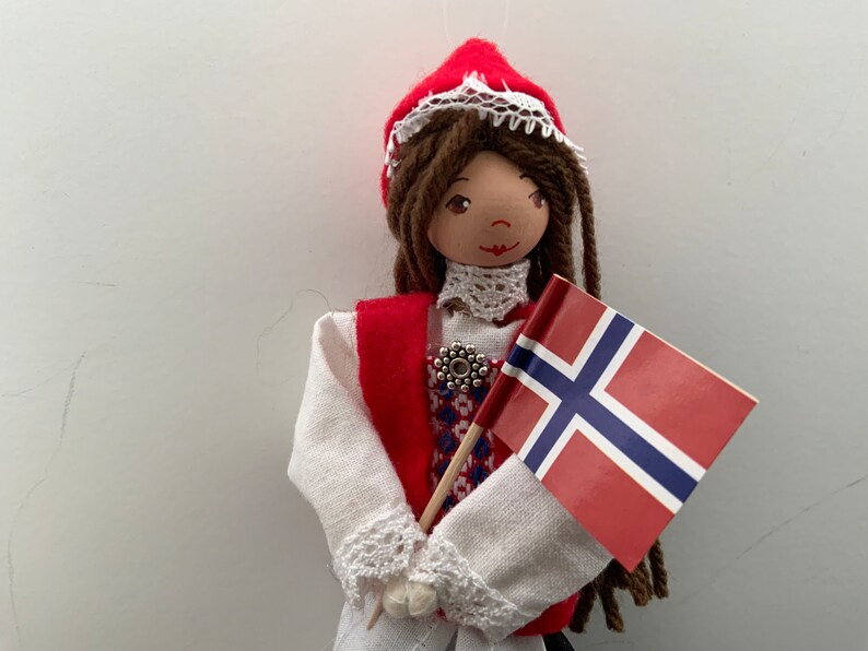 Norwegian Girl Ornament image 8