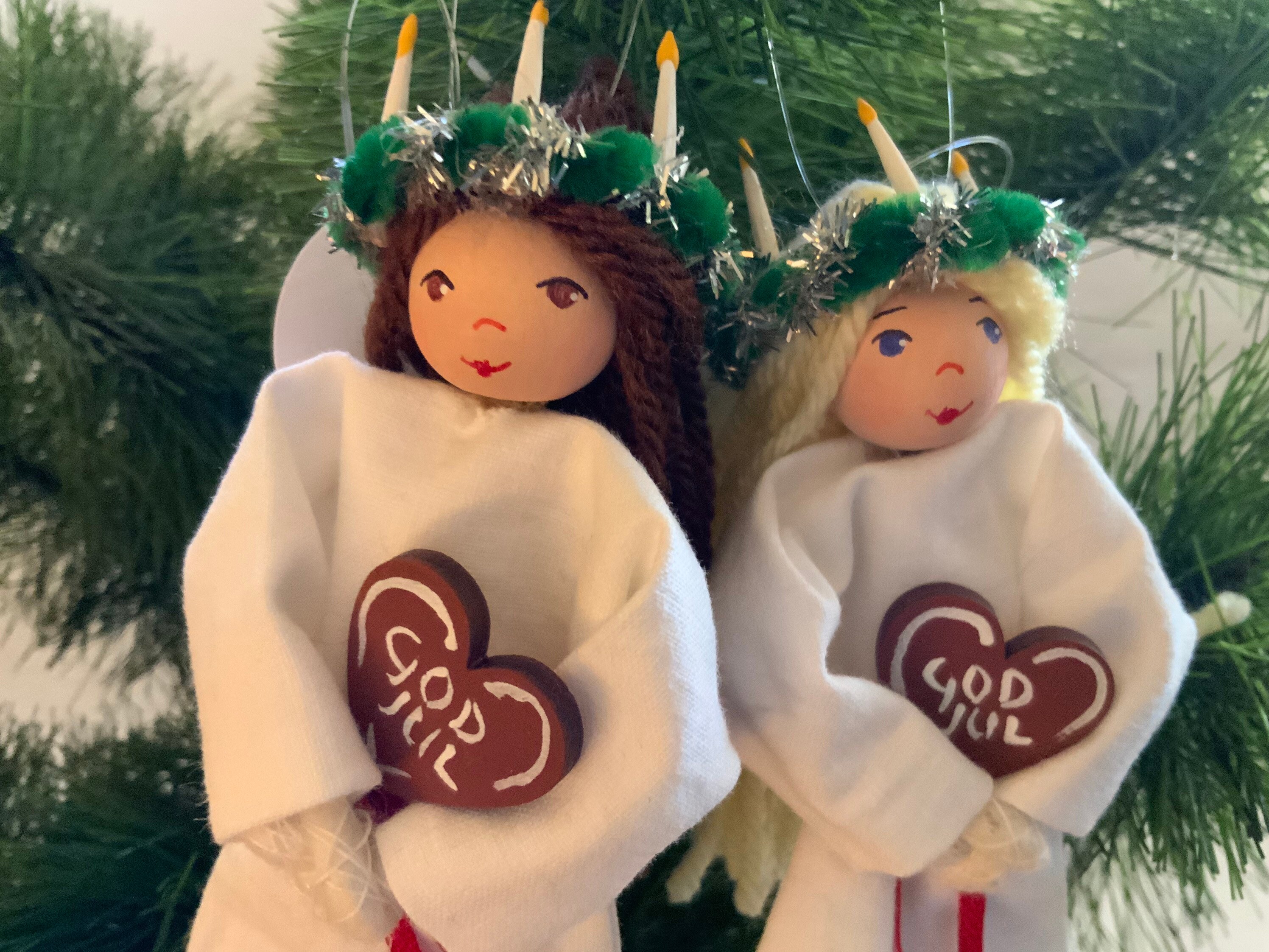 Lucia With Gingerbread Cookie - Etsy