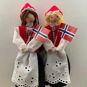 Norwegian Girl Ornament image 1