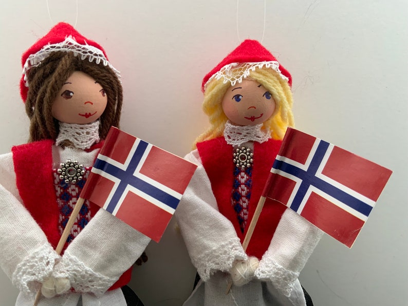 Norwegian Girl Ornament image 4