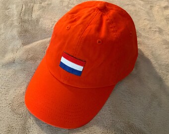 Gorra con bandera holandesa - Naranja