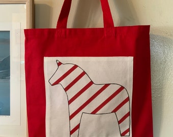 Swedish Dala-horse Tote Bag
