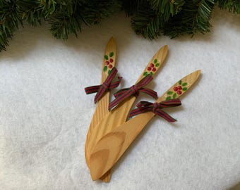 Cuchillo de mantequilla de madera escandinavo