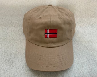 Norwegian Flag Cap - Khaki