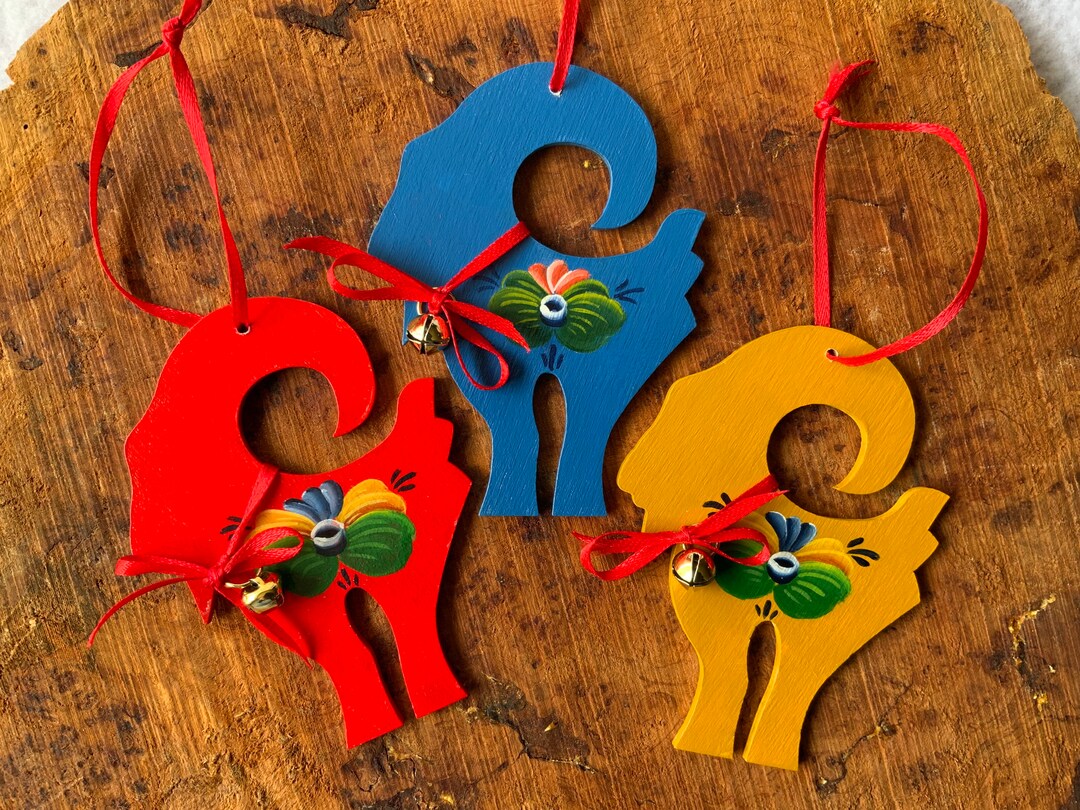 Nordic Yule Goat Ornament Etsy